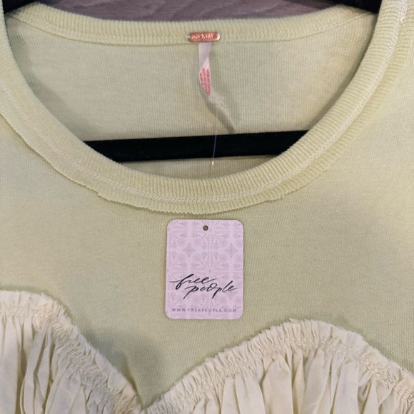 Free People Catalina Mini Dress Women XS Green Scoop Neck Cuffed Sleeve VSQ55 - Picture 7 of 8